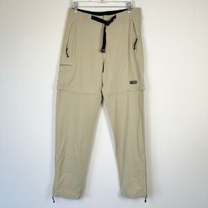 REI Convertible Hiking Pants Womens 12 Khaki Outdoor Adventure‎ Camping Travel
